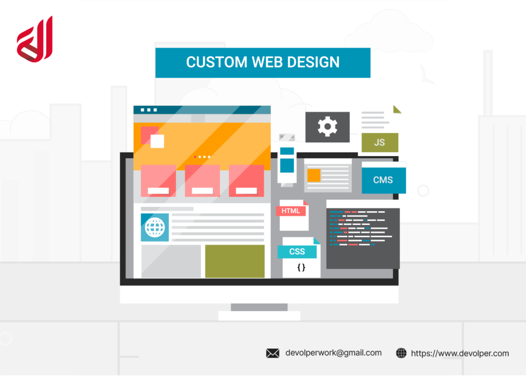 What is a custom web design?